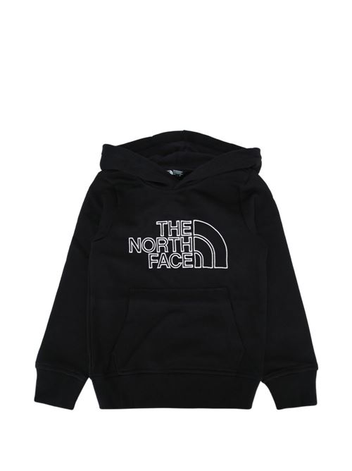 Felpa bambino The North Face nera con cappuccio NORTH FACE | NF0A8GR8JK3
